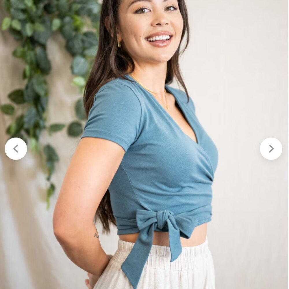 Sozy Cotton Elena Crop Top Size Medium
